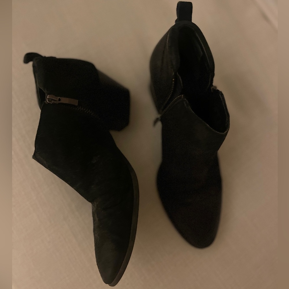Franco Sarto suede booties